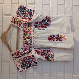 Embroidered Mexican Blouse